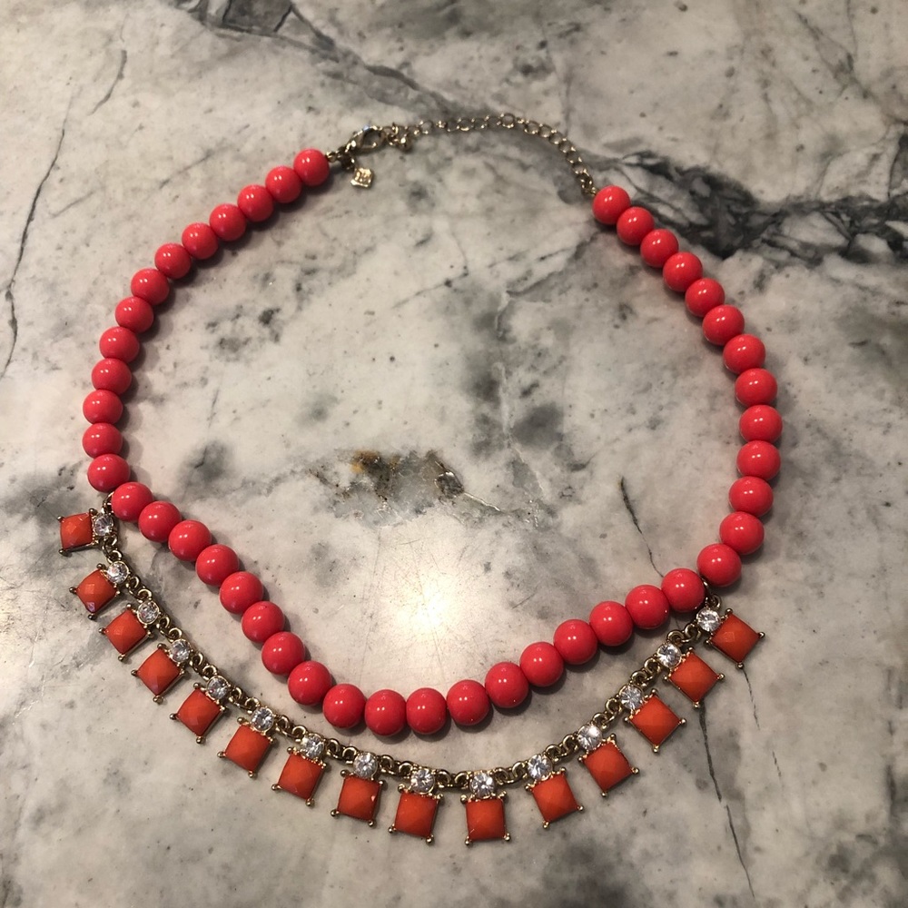 Banana Republic Coral Necklace